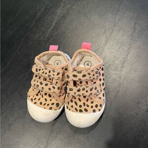 Cat and Jack Stylish Tan and Black Kids Shoes